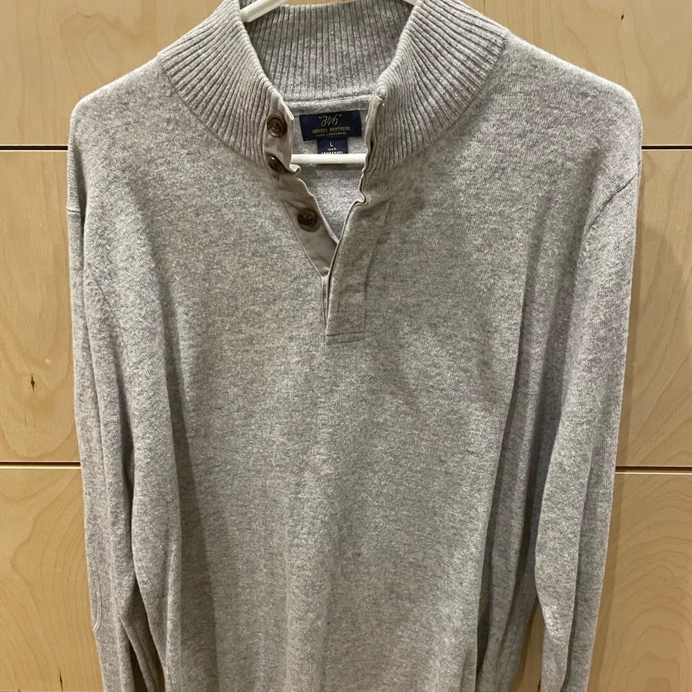 Brooks Brothers Quarter Zip Sweater